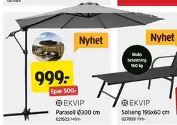 Jula Parasoll Ø300 cm tilbud