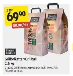 Jula Grillbriketter/Grillkull 2,5 kg tilbud