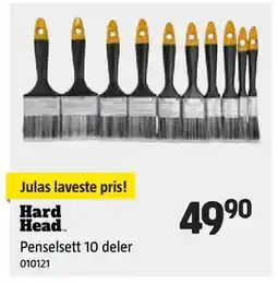 Jula Penselsett 10 deler tilbud