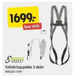 Jula Fallsikringspakke 3 deler tilbud
