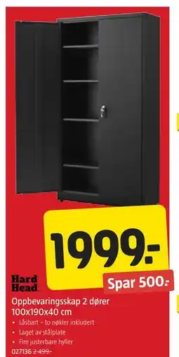 Jula Oppbevaringsskap 2 dører tilbud