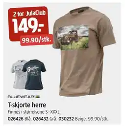 Jula T-skjorte herre tilbud
