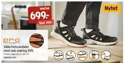 Jula Sikkerhetssandaler med rask snøring S1PL tilbud
