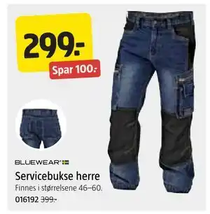 Jula Servicebukse herre tilbud
