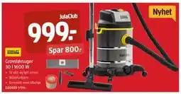 Jula Grovstøvsuger 30 l 1600 W tilbud