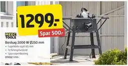 Jula Bordsag 2000 W Ø250 mm tilbud