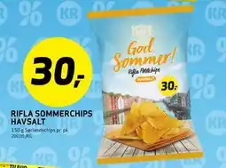 Bunnpris RIFLA SOMMERCHIPS HAVSALT tilbud