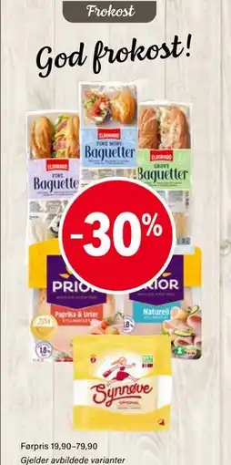 Nærbutikken Frokost tilbud