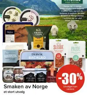 Spar Utvalget kan variere tilbud