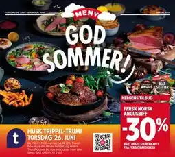 Meny FERSK NORSK ANGUSBIFF tilbud