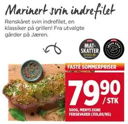 Meny Marinert svin indrefilet tilbud