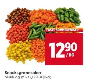 Meny Snacksgrønnsaker tilbud