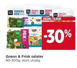 Meny Grønn & Frisk salater tilbud