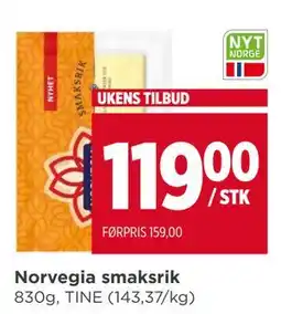 Meny Norvegia smaksrik tilbud