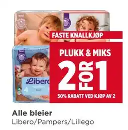 Meny Alle bleier tilbud