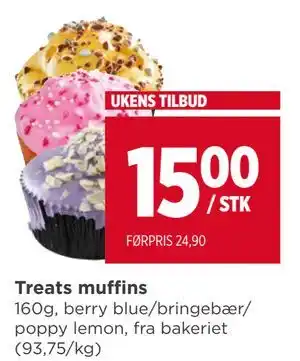 Meny Treats muffins tilbud