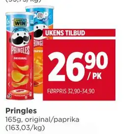 Meny Pringles tilbud