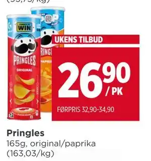Meny Pringles tilbud
