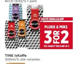 Meny TINE IsKaffe tilbud