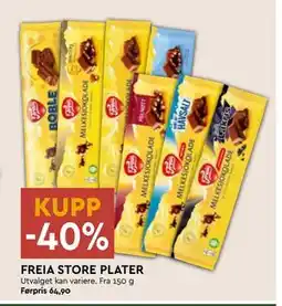Coop Mega FREIA STORE PLATER tilbud