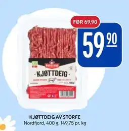 Rema 1000 KJØTTDEIG AV STORFE tilbud