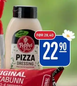 Rema 1000 PEPPES PIZZA DRESSING tilbud