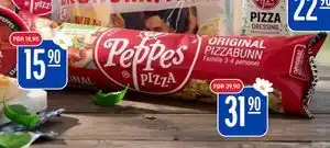 Rema 1000 PEPPES ORIGINAL PIZZABUNN tilbud