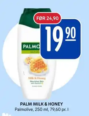 Rema 1000 PALM MILK & HONEY tilbud