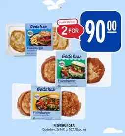 Rema 1000 FISKEBURGER tilbud