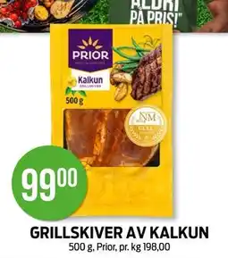 Kiwi GRILLSKIVER AV KALKUN tilbud