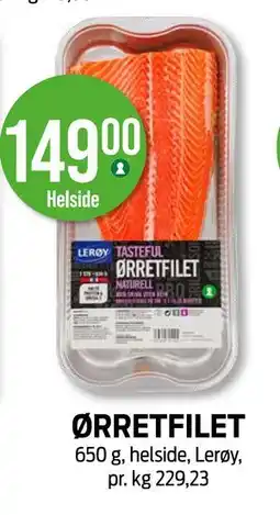 Kiwi ØRRETFILET tilbud