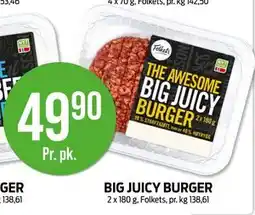 Kiwi BIG JUICY BURGER tilbud