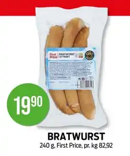 Kiwi BRATWURST tilbud