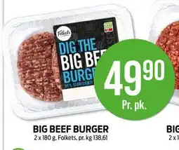 Kiwi BIG BEEF BURGER tilbud