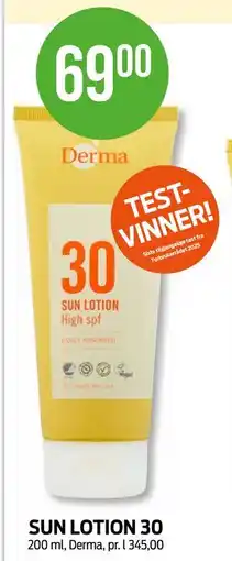 Kiwi SUN LOTION 30 tilbud