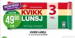 Kiwi KVIKK LUNSJ tilbud
