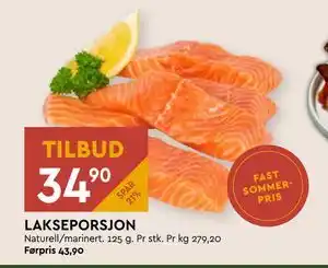 Coop Mega LAKSEPORSJON tilbud