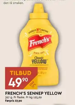 Coop Mega FRENCH'S SENNEP YELLOW tilbud