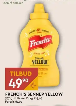 Coop Mega FRENCH'S SENNEP YELLOW tilbud