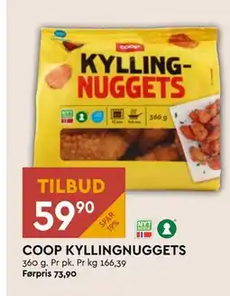 Coop Mega COOP KYLLINGNUGGETS tilbud