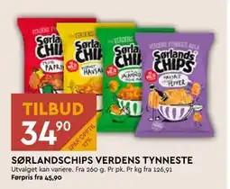 Coop Mega SØRLANDSCHIPS VERDENS TYNNESTE tilbud