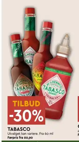 Coop Mega TABASCO tilbud