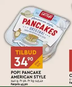 Coop Mega POP! PANCAKE AMERICAN STYLE tilbud