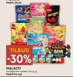 Coop Mega MALACO tilbud