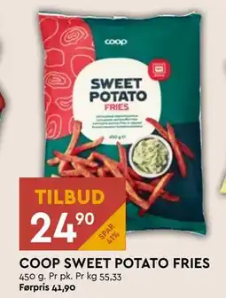 Coop Mega COOP SWEET POTATO FRIES tilbud
