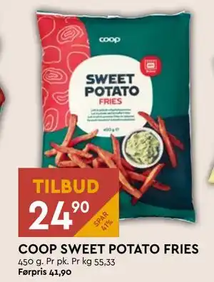 Coop Mega COOP SWEET POTATO FRIES tilbud