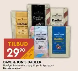 Coop Mega DAVE & JON'S DADLER tilbud