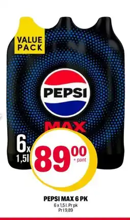 Coop Extra PEPSI MAX 6 PK tilbud