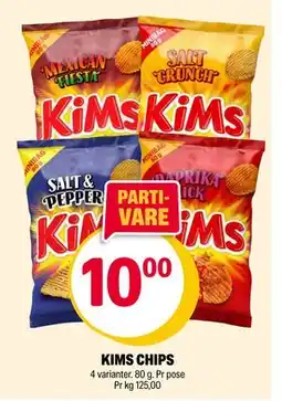 Coop Extra KIMS CHIPS tilbud