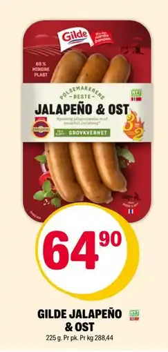 Coop Extra GILDE JALAPEÑO & OST tilbud
